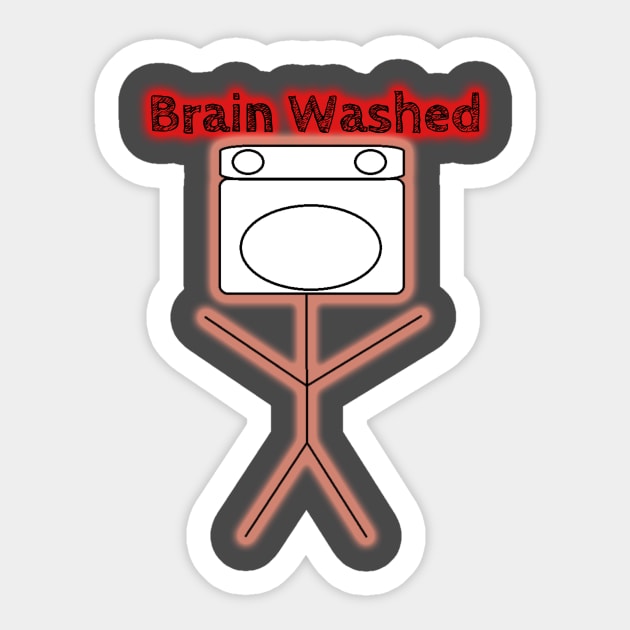 Brain Washed Sticker by IanWylie87